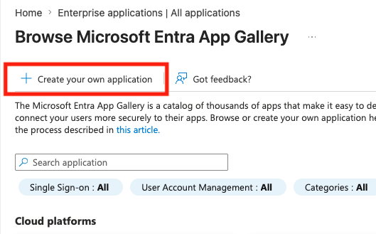 Create your own application screenshot